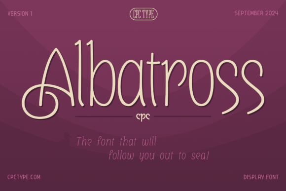 Albatross Cpc: A Display Font That Tells a Story