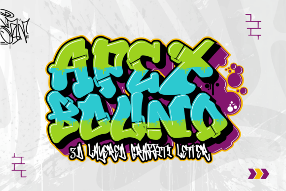 Apex Bound: A Graffiti Font for Handmade Products