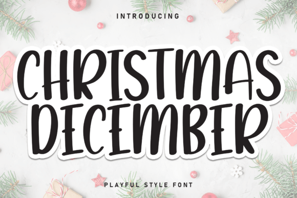 Christmas Desember: A Handwritten Display Font for Your Craft Projects