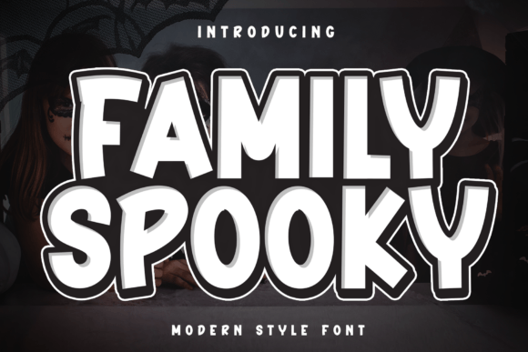 Family Spooky Font: Playful Halloween Charm for Your Brand