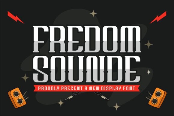 Fredom Sounde Font Review: A Bold Display Typeface for Modern Branding