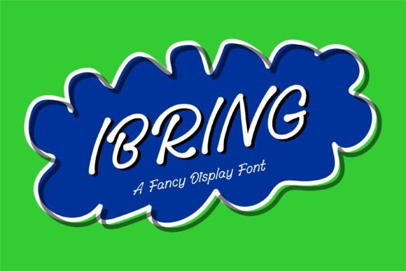 Ibring Font: A Handwritten Typeface for Scroll-Stopping Campaigns