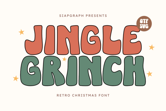 Jingle Grinch Font: A Bold Retro Typeface for Holiday Branding