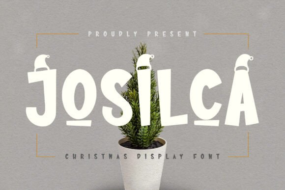 Josilca: A Playful Christmas Display Typeface for Digital Designs