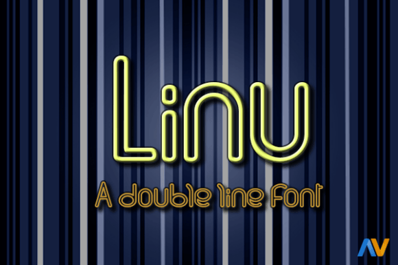 Linu Display Font: Double Lined Typography for Marketers