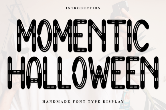 Momentic Halloween: A Quirky Display Font for Editorial Design