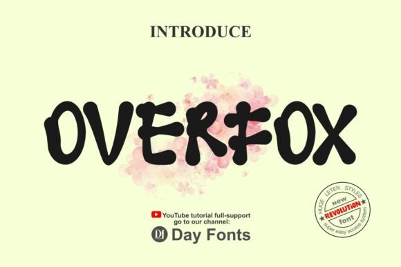 Overfox: A Bold Display Font for Character-Driven Branding