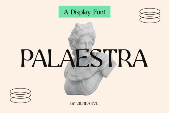 Palaestra Display Font: Elegant Typography for Handmade Products