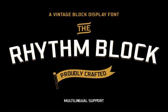 Rhythm Block Font: Why This Display Typeface Stops the Scroll