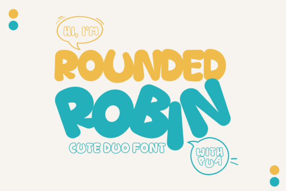 Rounded Robin: A Display Font That Brings Warmth to Digital Branding