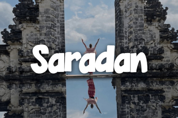 Saradan: A Display Font for Editorial Designers