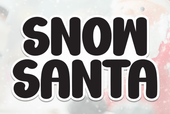 Snow Santa Font Review: A Handwritten Display Typeface for Festive Editorial Design