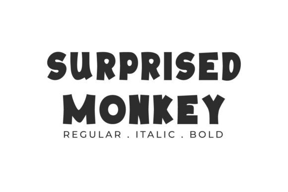 Surprised Monkey: A Playful Display Font for Web Designers