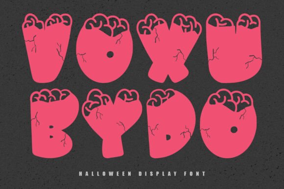Voxubydo: A Display Font for Halloween Campaigns
