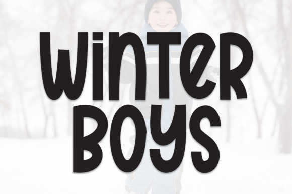 Winter Boys Font: A Quirky Handwritten Typeface for Cozy Brand Projects